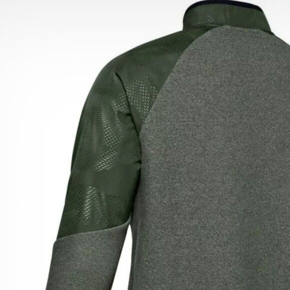 Under Armour Coldgear Fleece Infrared 1/2 Zip Hybrid Green Men Loose XL 1345315 - Picture 5 of 8